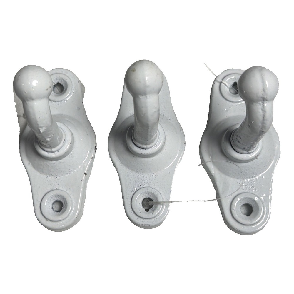 Lot Of 3 New Hobby Lobby White Bathroom Hooks Projects
